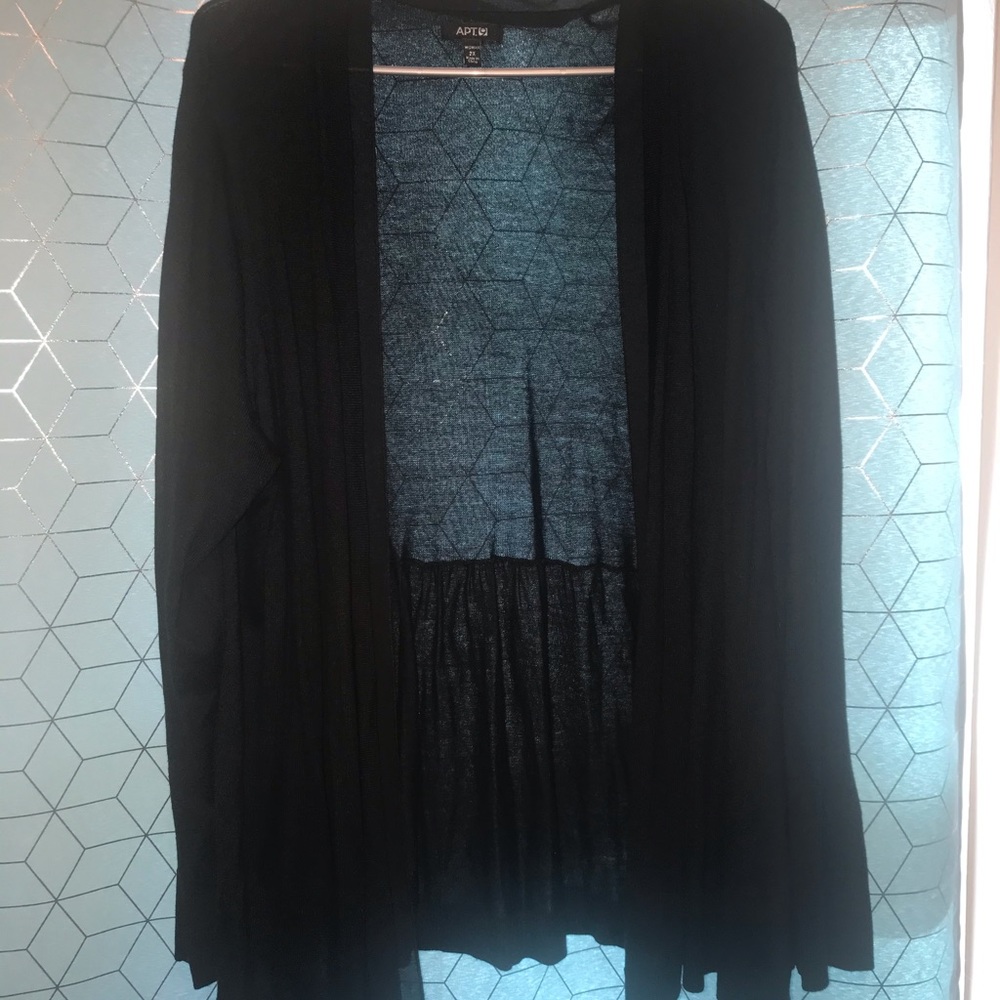 Apt 9 Lightweight Black Cardigan